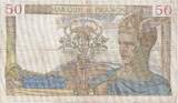 France 50 Francs 1937 Cérès, J.7313, Fayette:18.6, KM:81 TB+
