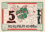 Allemagne 5 Mark 1921 Bielefeld, 1921-07-15 SUP+