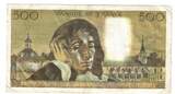 France 500 Francs 1975 Pascal, Z.51, Fayette:71.13, KM:156c TB+