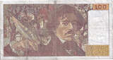 France 100 Francs 1990 Delacroix, H.178, Fayette:69bis.2c, KM:154e TTB