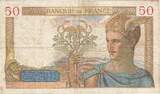 France 50 Francs 1936 Cérès, P.4102, Fayette:17.23, KM:81 TB+