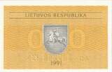 Lituanie 0.10 Talonas 1991 UNZ NEUF