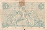 France 5 Francs 1872 Noir, 1872-05-14, O.461 TB
