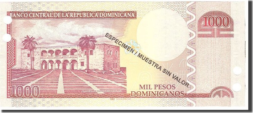 République Dominicaine 1000 Pesos Dominicanos 2011 Billet Dominican