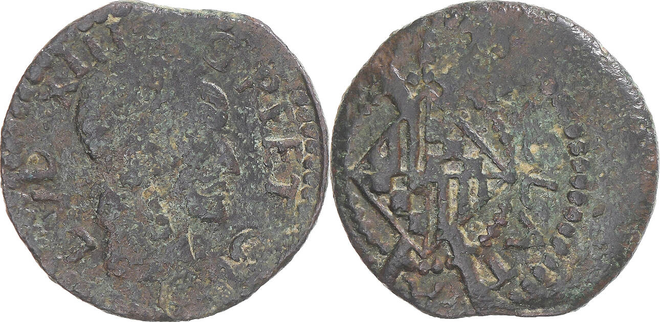 Espagne Seiseno 1641 Tarrega Monnaie, CATALONIA, Louis XIII, Tarrega ...