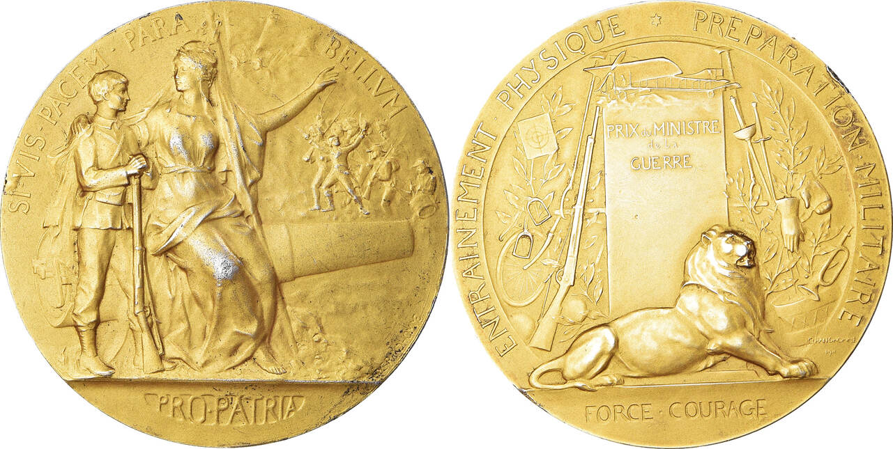France Médaille Prix de Tir Offert par le Ministre de la Guerre Oudiné