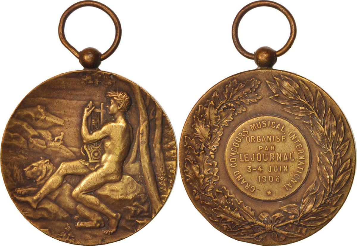 MEDAILLE DU SOUVENIR FRANCAIS 1° MODELE DATEE 1920-ANCIENS COMBATTANTS