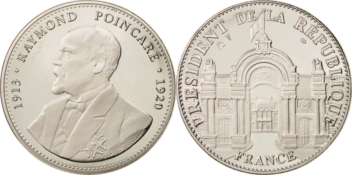TROISIÈME RÉPUBLIQUE Médaille, Élection de Raymond Poincaré fme_759613