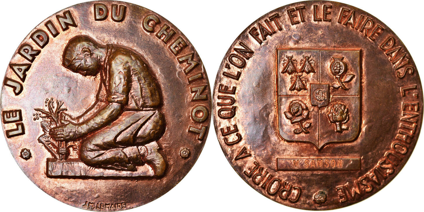 Insigne De Boutonnière Le Jardin Du Cheminot – Collection, état TBE