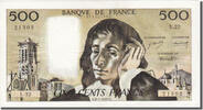 France 500 Francs Billet, 500 F 1968-1993 ''Pascal'', 1970-01-08 -