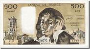 France 500 Francs Billet, 500 F 1968-1993 ''Pascal'', 1971-12-02 -