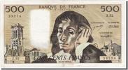 France 500 Francs Billet, 500 F 1968-1993 ''Pascal'', 1973-10-04 -
