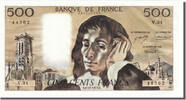 France 500 Francs Billet, 500 F 1968-1993 ''Pascal'', 1973-12-06 -