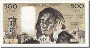 France 500 Francs Billet, 500 F 1968-1993 ''Pascal'', 1975-11-06 -