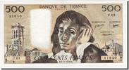 France 500 Francs Billet, 500 F 1968-1993 ''Pascal'', 1976-11-04 -