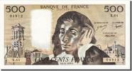France 500 Francs Billet, 500 F 1968-1993 ''Pascal'', 1976-11-04 -