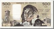 France 500 Francs Billet, 500 F 1968-1993 ''Pascal'', 1978-10-05 -