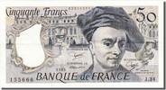 France 50 Francs Billet, 50 F 1976-1992 ''Quentin de La Tour'' -