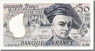 France 50 Francs Billet, 50 F 1976-1992 ''Quentin de La Tour'' -