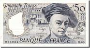 France 50 Francs Billet, 50 F 1976-1992 ''Quentin de La Tour'' -