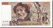France 100 Francs Billet, 100 F 1978-1995 ''Delacroix'' -