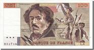 France 100 Francs Billet, 100 F 1978-1995 ''Delacroix'' -