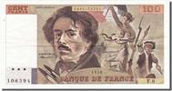 France 100 Francs Billet, 100 F 1978-1995 ''Delacroix'' -