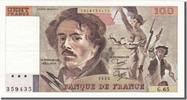 France 100 Francs Billet, 100 F 1978-1995 ''Delacroix'' -