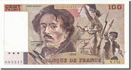 France 100 Francs Billet, 100 F 1978-1995 ''Delacroix'', Fayette:69 -