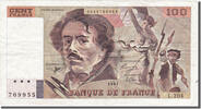 France 100 Francs Billet, 100 F 1978-1995 ''Delacroix'', Fayette:69 -