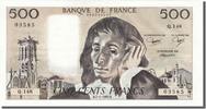 France 500 Francs Billet, 500 F 1968-1993 ''Pascal'', 1982-01-07 -