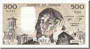 France 500 Francs Billet, 500 F 1968-1993 ''Pascal'', 1982-08-05 -