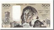 France 500 Francs Billet, 500 F 1968-1993 ''Pascal'', 1985-01-03 -