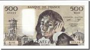 France 500 Francs Billet, 500 F 1968-1993 ''Pascal'', 1986-02-06 -