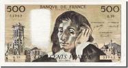 France 500 Francs Billet, 500 F 1968-1993 ''Pascal'', 1969-01-02 -
