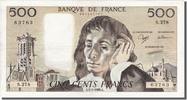 France 500 Francs Billet, 500 F 1968-1993 ''Pascal'', 1988-05-05 -