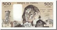 France 500 Francs Billet, 500 F 1968-1993 ''Pascal'', 1989-03-02 -