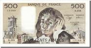 France 500 Francs Billet, 500 F 1968-1993 ''Pascal'', 1990-07-05 -