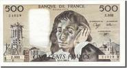 France 500 Francs Billet, 500 F 1968-1993 ''Pascal'', 1991-01-03 -