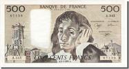 France 500 Francs Billet, 500 F 1968-1993 ''Pascal'', 1991-05-02 -