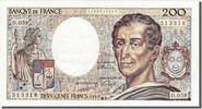France 200 Francs Billet, 200 F 1981-1994 ''Montesquieu'' -