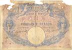 France 50 Francs 50 Francs Bleu et rose type 1889 -