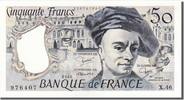 France 50 Francs Billet, 50 F 1976-1992 ''Quentin de La Tour'' -
