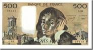 France 500 Francs Billet, 500 F 1968-1993 ''Pascal'', 1977-11-03 -