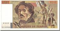 France 100 Francs Billet, 100 F 1978-1995 ''Delacroix'' -