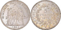 France 5 Francs Monnaie, Hercule, Paris, Argent, Gadoury:745a -