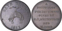 Grande-Bretagne Penny Token Monnaie, Somerset, Bath, Cuivre -