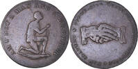 Grande-Bretagne Halfpenny Token Monnaie, Middlesex, Anti-esclavage -