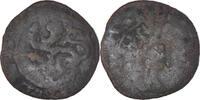 Belgique Double mite au lion Monnaie, Charles Quint, Imitation, Cuivre -