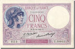 France 5 Francs Billet, 5 F 1917-1940 ''Violet'', 1927-10-12 -